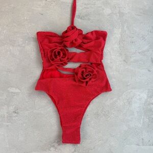 Sparkly Red One Piece